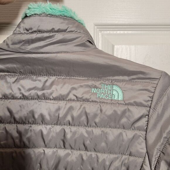 The North Face Reversible Puffer Sherpa jacket, sz large - Picture 5 of 12